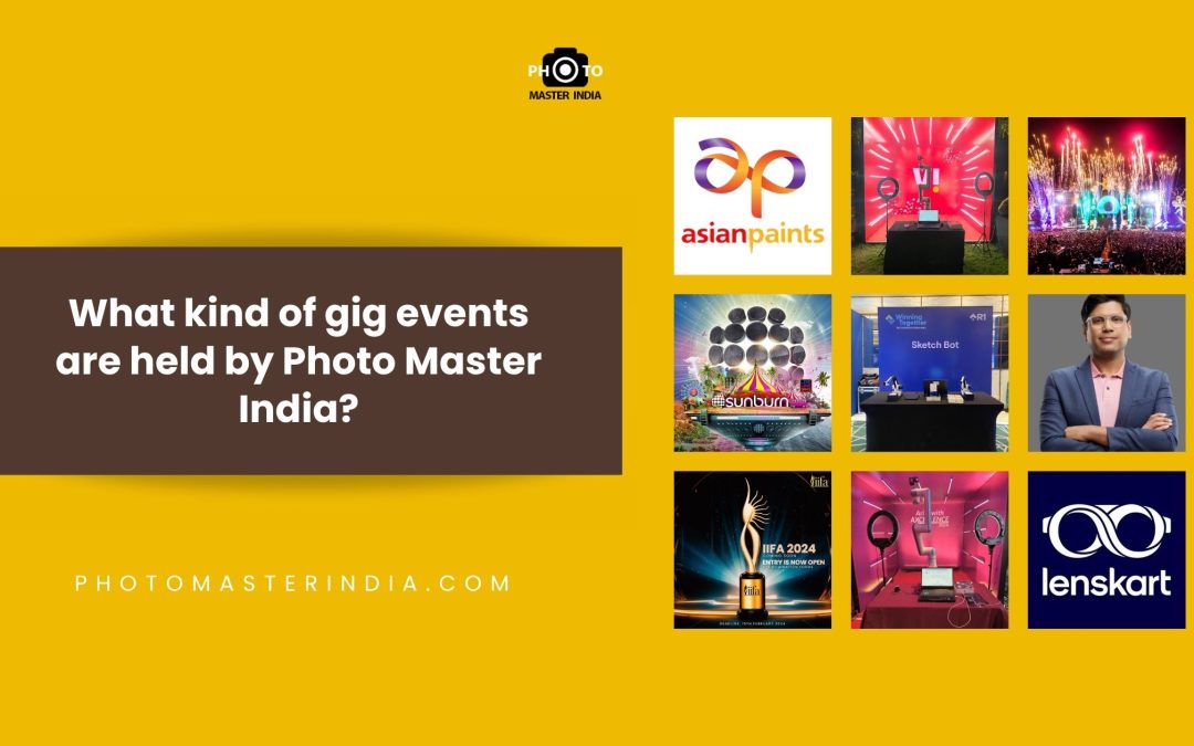 Photo Master India showcasing innovative tech at live corporate events