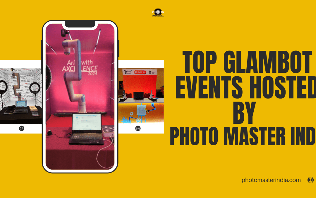 event with glambot photo booth by Photo Master India