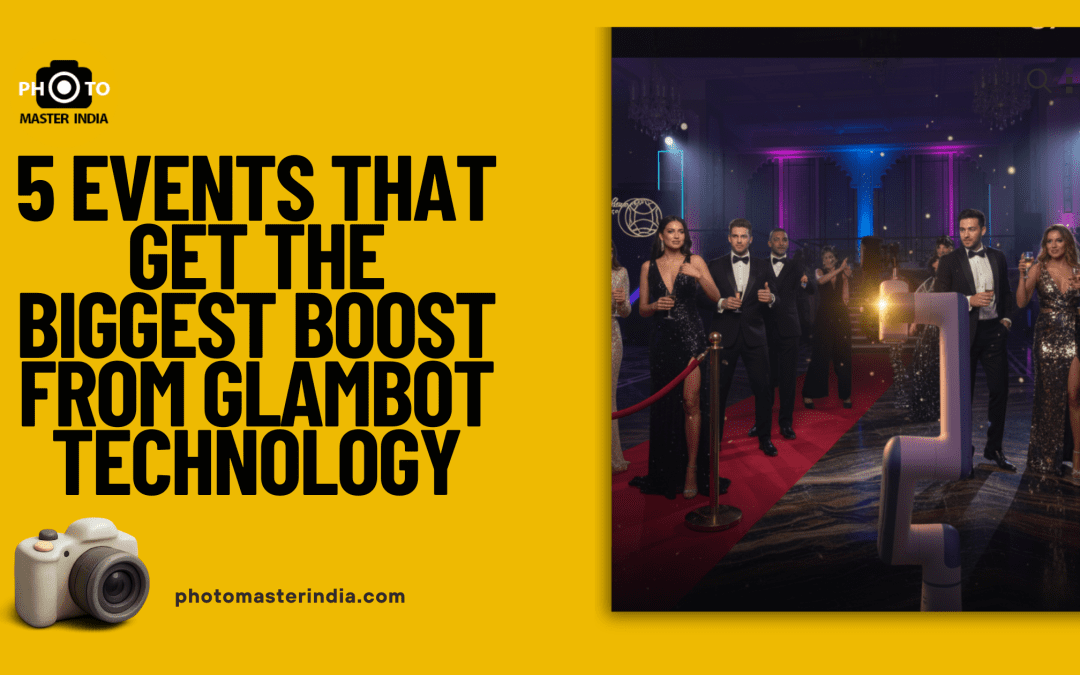 Glambot technology creating cinematic slow-motion moments at events