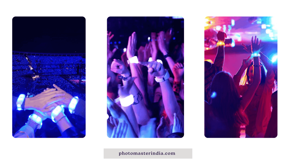 Xyloband at concerts and events showing synchronized lighting and audience engagement – Photo Master India