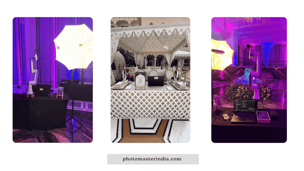 Glambot Setup at Luxury Indian Weddings | Photo Master India