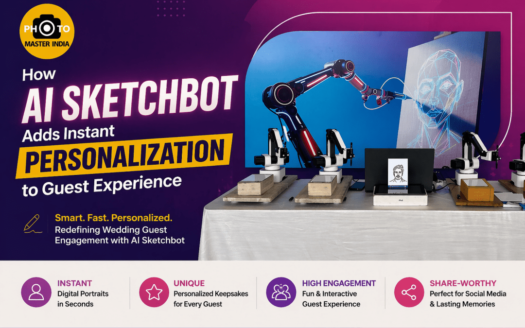 Complete guide to AI sketchbot experience for personalized wedding ideas and guest interaction