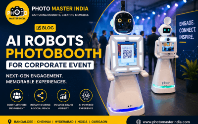 AI Robots Photobooth for Corporate Event: Corporate Event Engagement Ideas Using Robot Photo Booth & Interactive Tech in Indian Corporate Hubs
